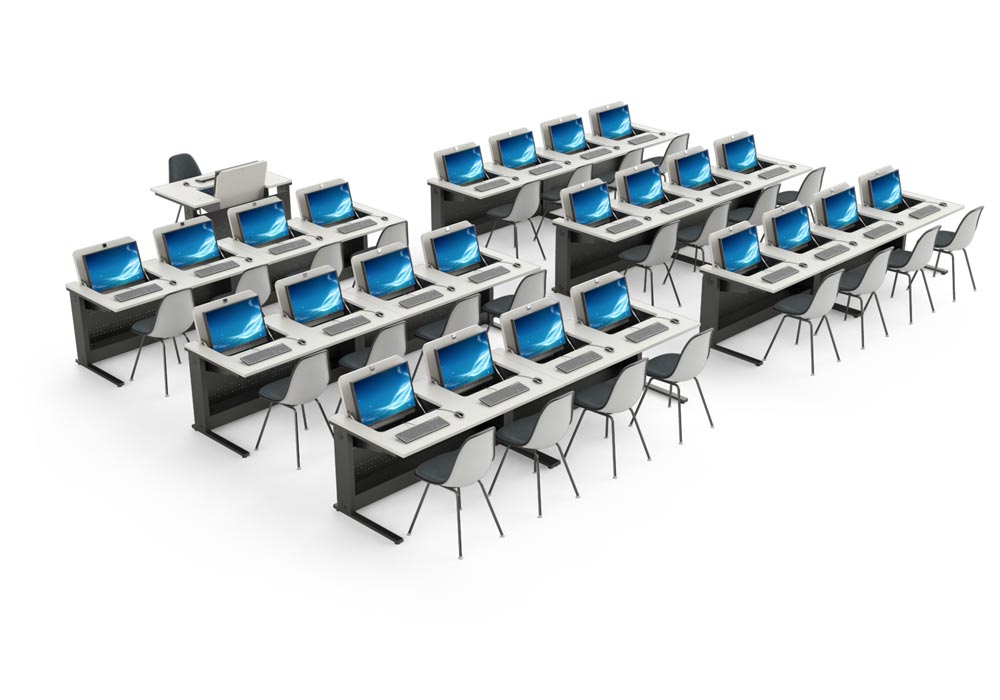 Mobilier informatique pour l'aménagement des salles de cours