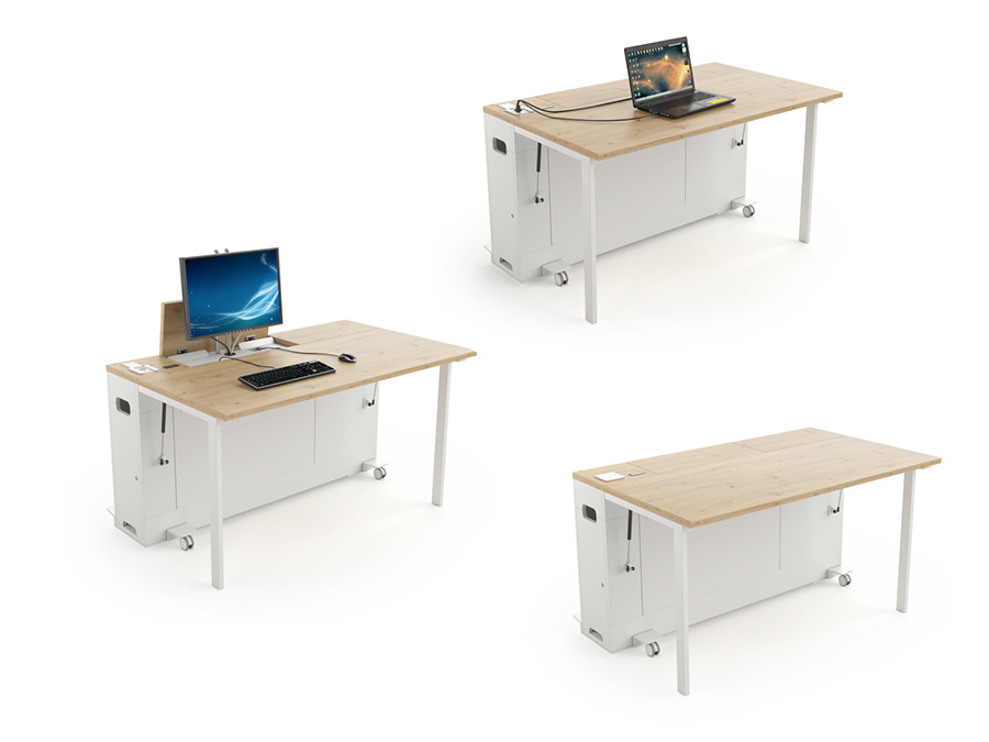 MODULE D'ALIMENTATION SOUS LE BUREAU - Mobilier de bureau Mobilium