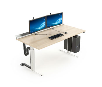 Poste de travail réglable en hauteur