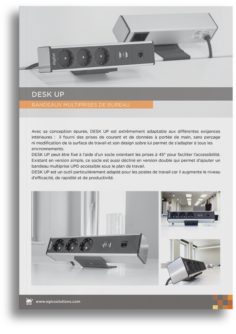 DESK-UP Catalogue des bras et portiques supports-écrans